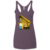 T-Shirts Vintage Purple / X-Small Doh Minion Women's Triblend Racerback Tank