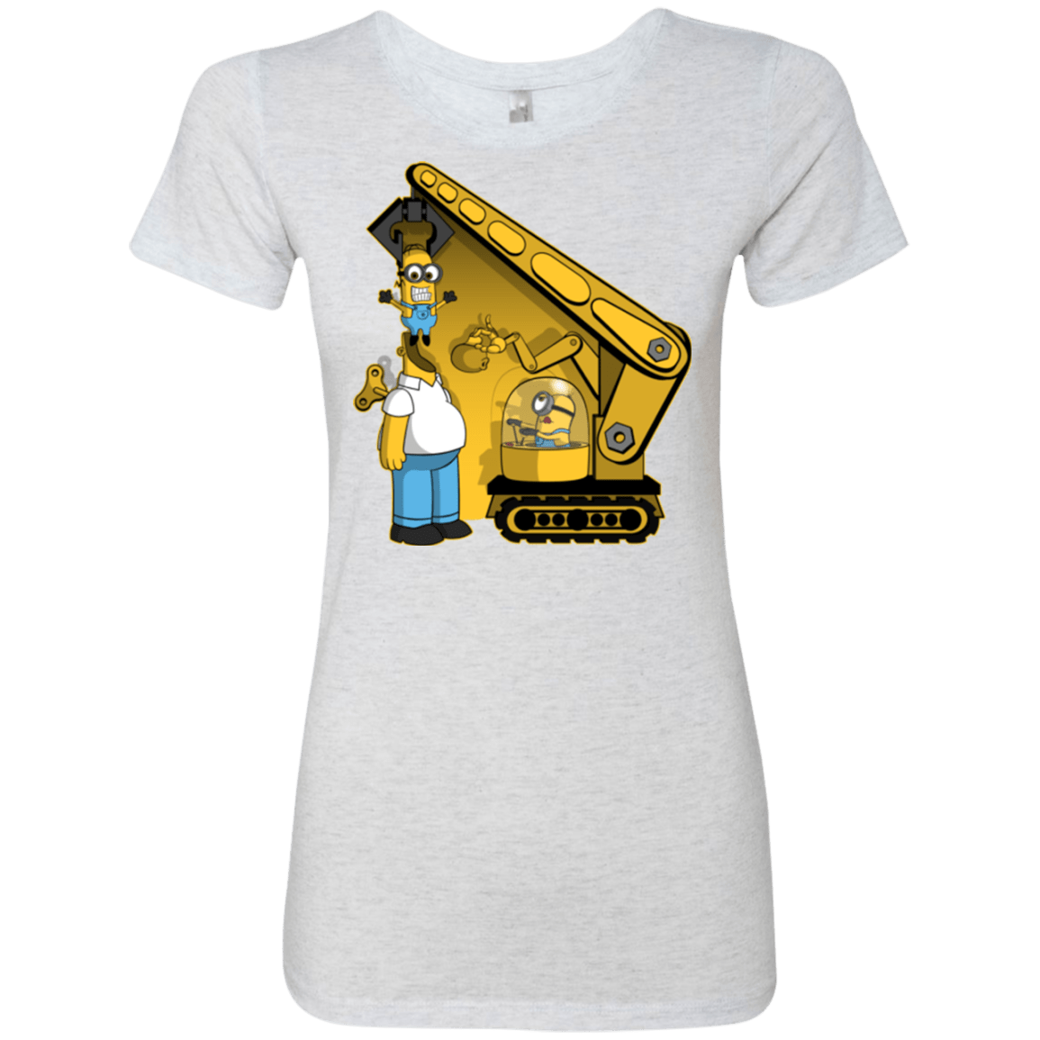 T-Shirts Heather White / Small Doh Minion Women's Triblend T-Shirt