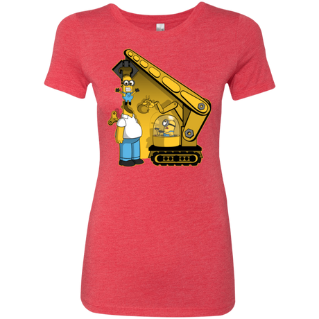 T-Shirts Vintage Red / Small Doh Minion Women's Triblend T-Shirt