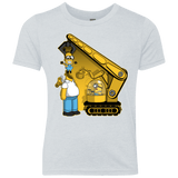 T-Shirts Heather White / YXS Doh Minion Youth Triblend T-Shirt