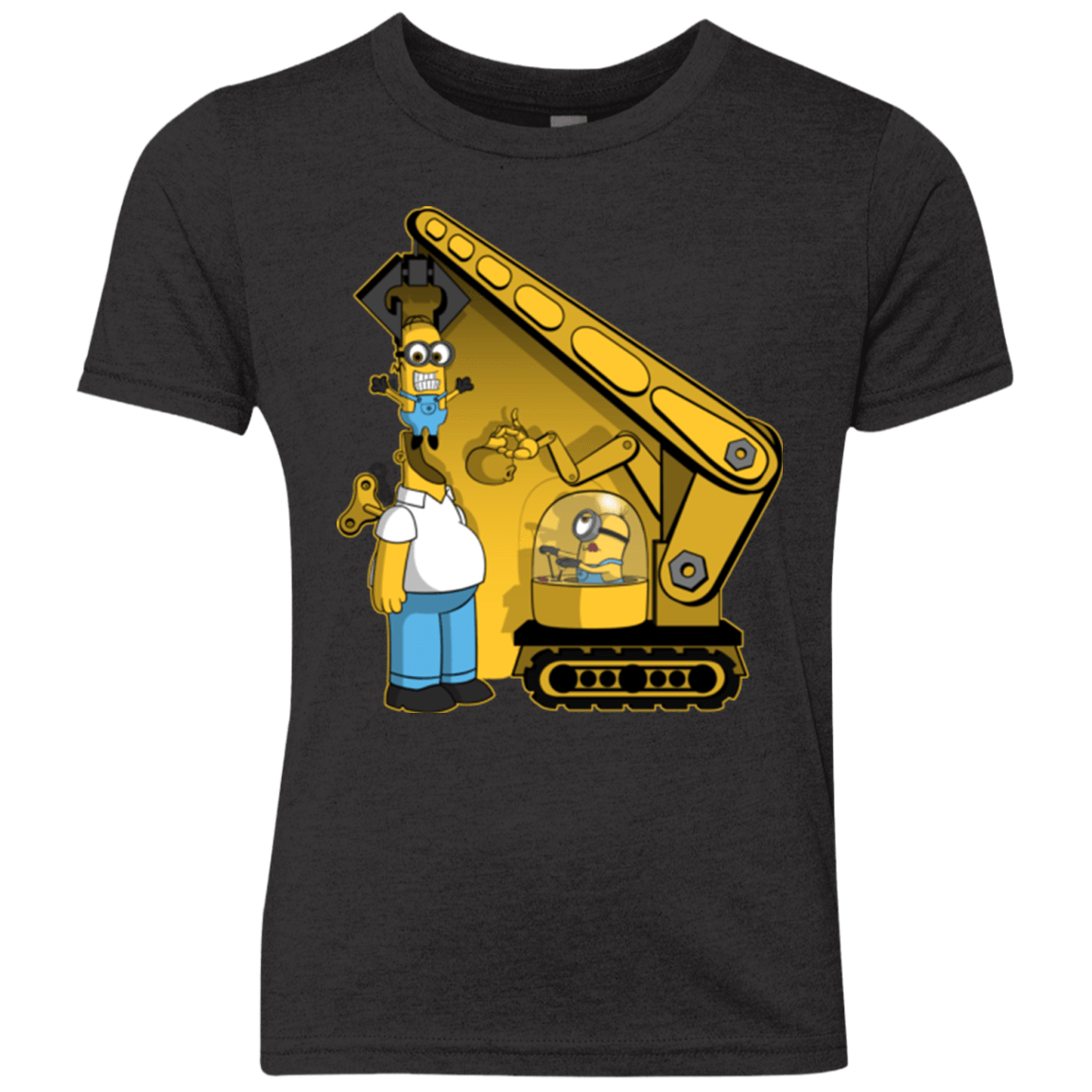 T-Shirts Vintage Black / YXS Doh Minion Youth Triblend T-Shirt