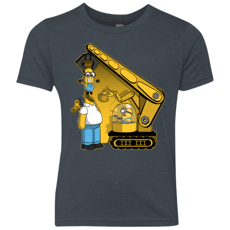 T-Shirts Vintage Navy / YXS Doh Minion Youth Triblend T-Shirt