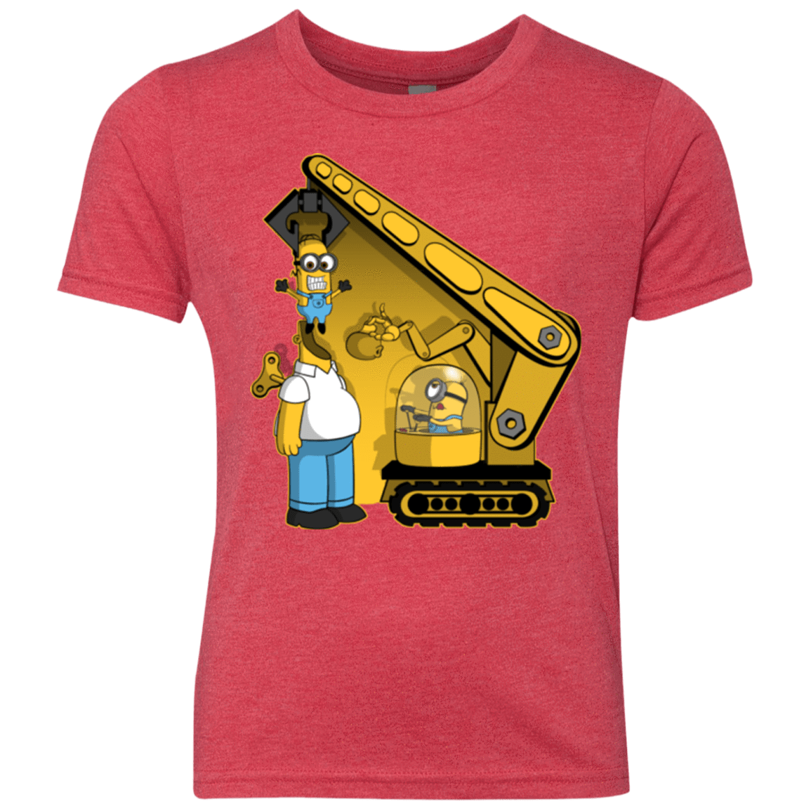 T-Shirts Vintage Red / YXS Doh Minion Youth Triblend T-Shirt