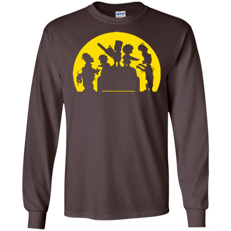 T-Shirts Dark Chocolate / S Doh Zombies Men's Long Sleeve T-Shirt