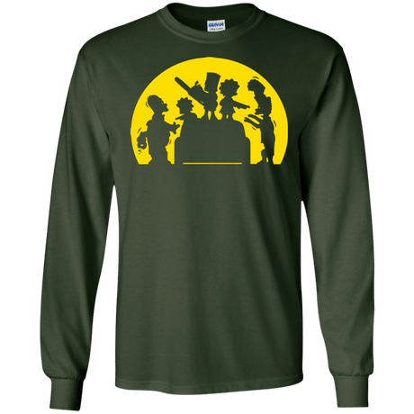 T-Shirts Forest Green / S Doh Zombies Men's Long Sleeve T-Shirt