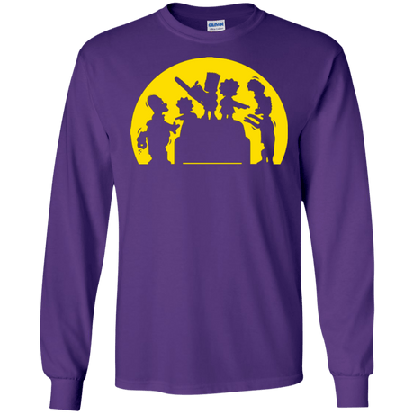 T-Shirts Purple / S Doh Zombies Men's Long Sleeve T-Shirt