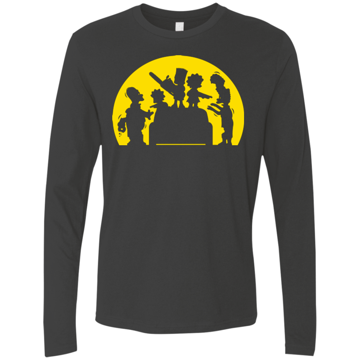 T-Shirts Heavy Metal / S Doh Zombies Men's Premium Long Sleeve