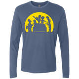 T-Shirts Indigo / S Doh Zombies Men's Premium Long Sleeve