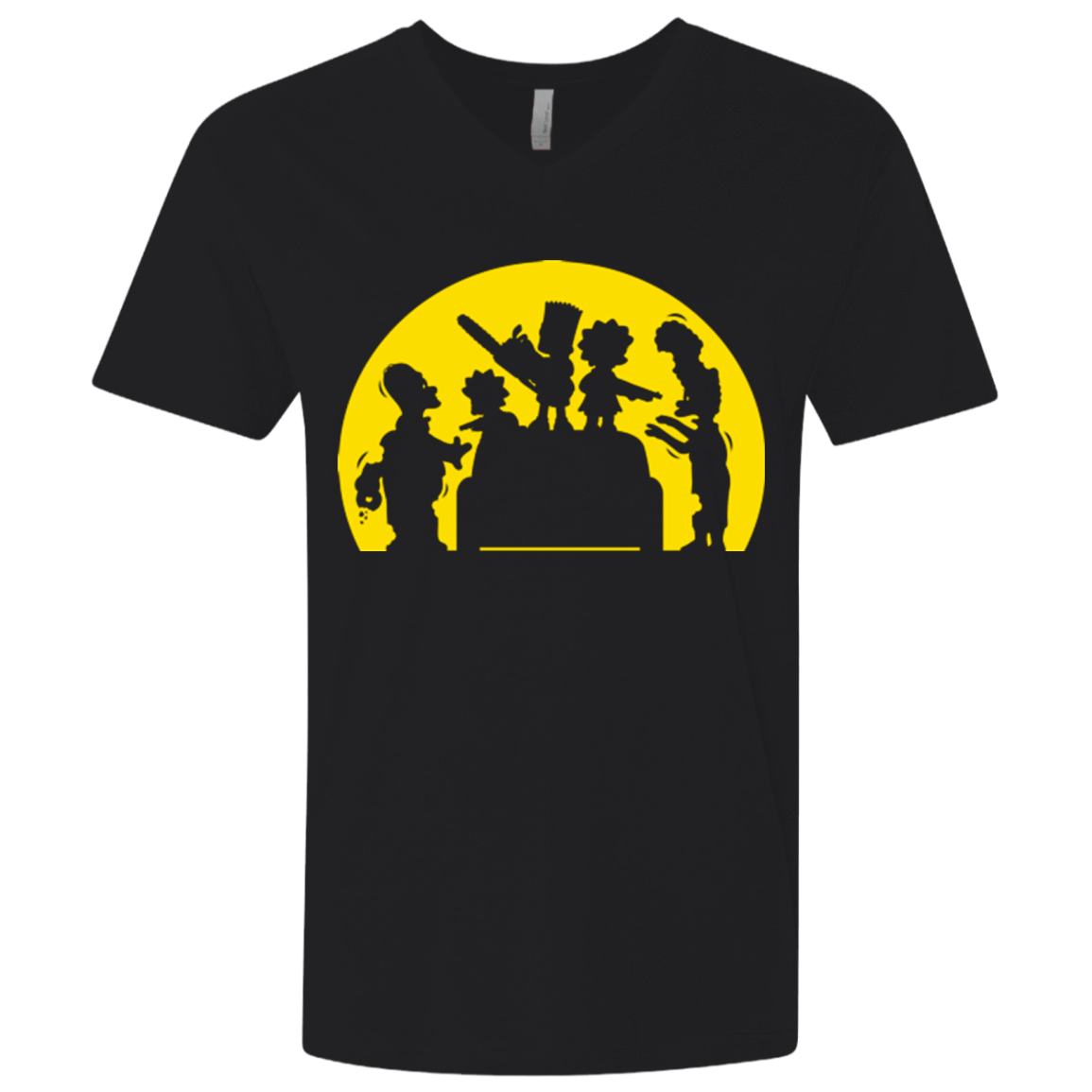 T-Shirts Black / X-Small Doh Zombies Men's Premium V-Neck