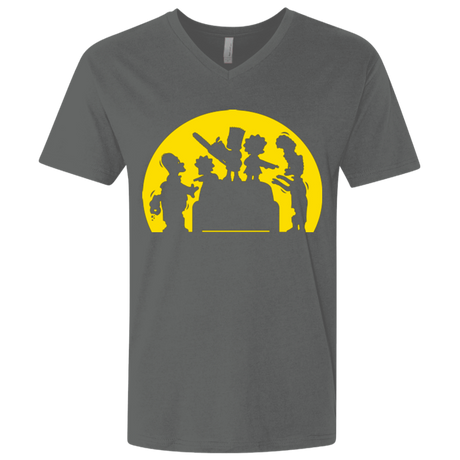 T-Shirts Heavy Metal / X-Small Doh Zombies Men's Premium V-Neck