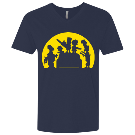 T-Shirts Midnight Navy / X-Small Doh Zombies Men's Premium V-Neck