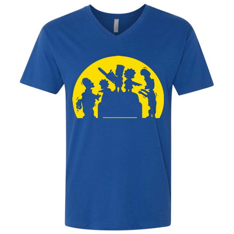 T-Shirts Royal / X-Small Doh Zombies Men's Premium V-Neck