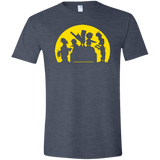 T-Shirts Heather Navy / S Doh Zombies Men's Semi-Fitted Softstyle