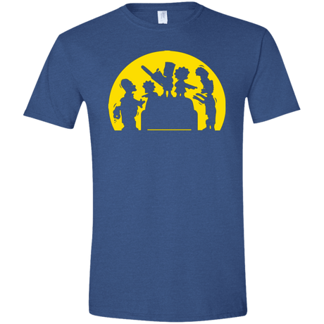 T-Shirts Heather Royal / X-Small Doh Zombies Men's Semi-Fitted Softstyle