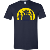 T-Shirts Navy / X-Small Doh Zombies Men's Semi-Fitted Softstyle