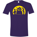 T-Shirts Purple / S Doh Zombies Men's Semi-Fitted Softstyle