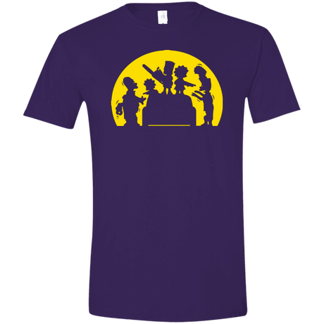 T-Shirts Purple / S Doh Zombies Men's Semi-Fitted Softstyle