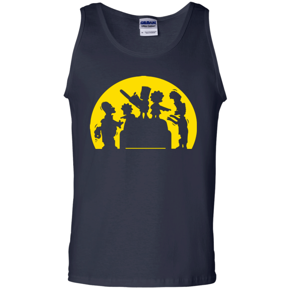 T-Shirts Navy / S Doh Zombies Men's Tank Top