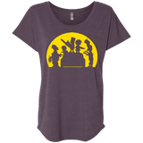 T-Shirts Vintage Purple / X-Small Doh Zombies Triblend Dolman Sleeve