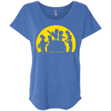 T-Shirts Vintage Royal / X-Small Doh Zombies Triblend Dolman Sleeve