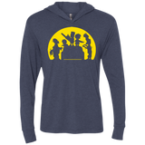 T-Shirts Vintage Navy / X-Small Doh Zombies Triblend Long Sleeve Hoodie Tee