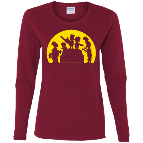 T-Shirts Cardinal / S Doh Zombies Women's Long Sleeve T-Shirt