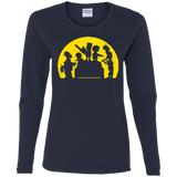 T-Shirts Navy / S Doh Zombies Women's Long Sleeve T-Shirt