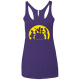 T-Shirts Purple Rush / X-Small Doh Zombies Women's Triblend Racerback Tank