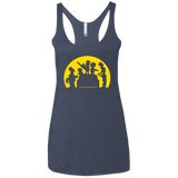 T-Shirts Vintage Navy / X-Small Doh Zombies Women's Triblend Racerback Tank