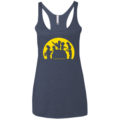 T-Shirts Vintage Navy / X-Small Doh Zombies Women's Triblend Racerback Tank