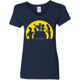 T-Shirts Navy / S Doh Zombies Women's V-Neck T-Shirt