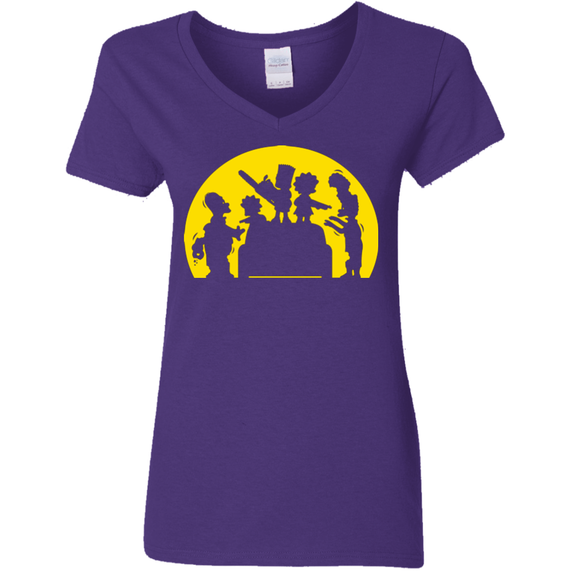 T-Shirts Purple / S Doh Zombies Women's V-Neck T-Shirt