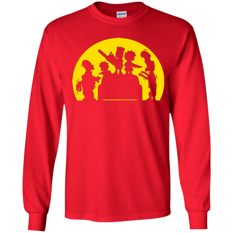 T-Shirts Red / YS Doh Zombies Youth Long Sleeve T-Shirt