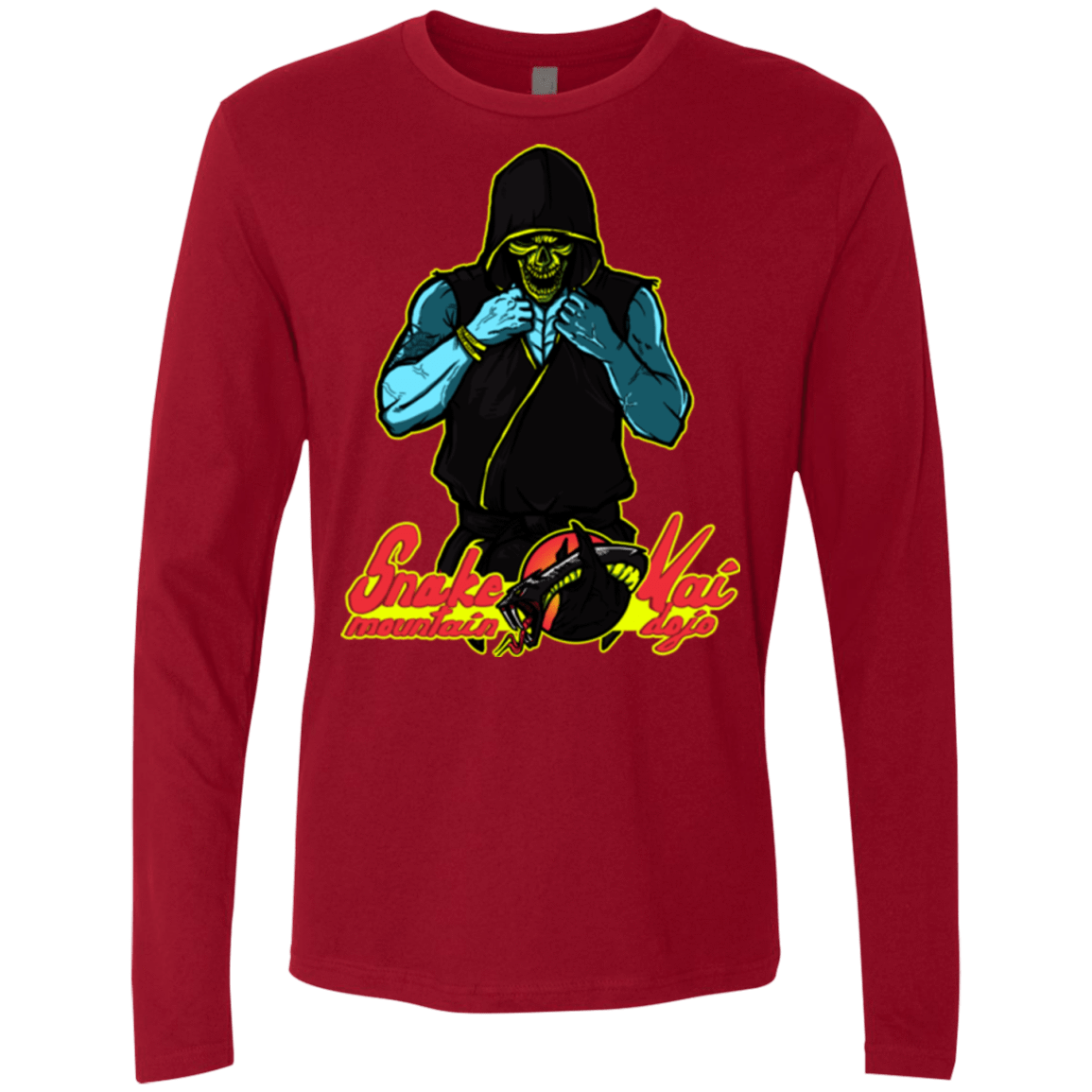 T-Shirts Cardinal / S Dojo Master Men's Premium Long Sleeve