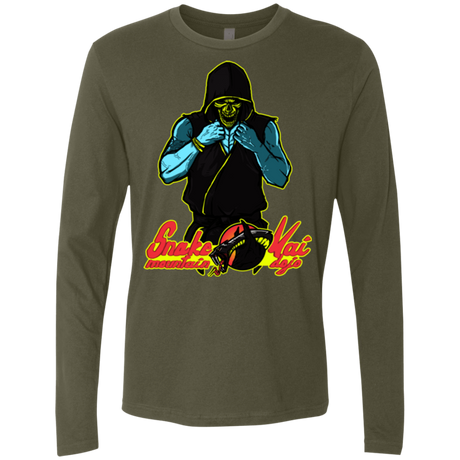 T-Shirts Military Green / S Dojo Master Men's Premium Long Sleeve
