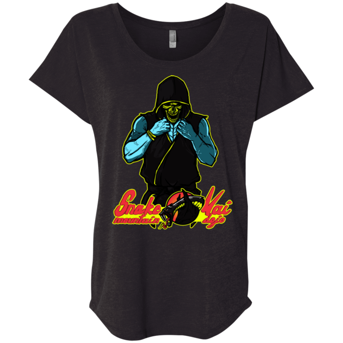 T-Shirts Vintage Black / X-Small Dojo Master Triblend Dolman Sleeve