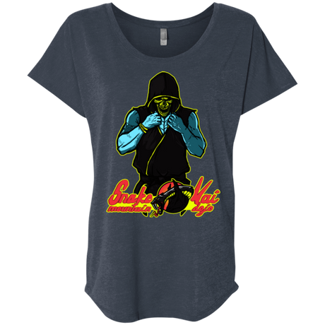 T-Shirts Vintage Navy / X-Small Dojo Master Triblend Dolman Sleeve