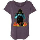 T-Shirts Vintage Purple / X-Small Dojo Master Triblend Dolman Sleeve