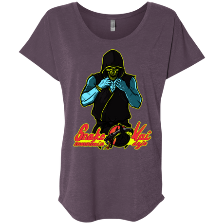 T-Shirts Vintage Purple / X-Small Dojo Master Triblend Dolman Sleeve