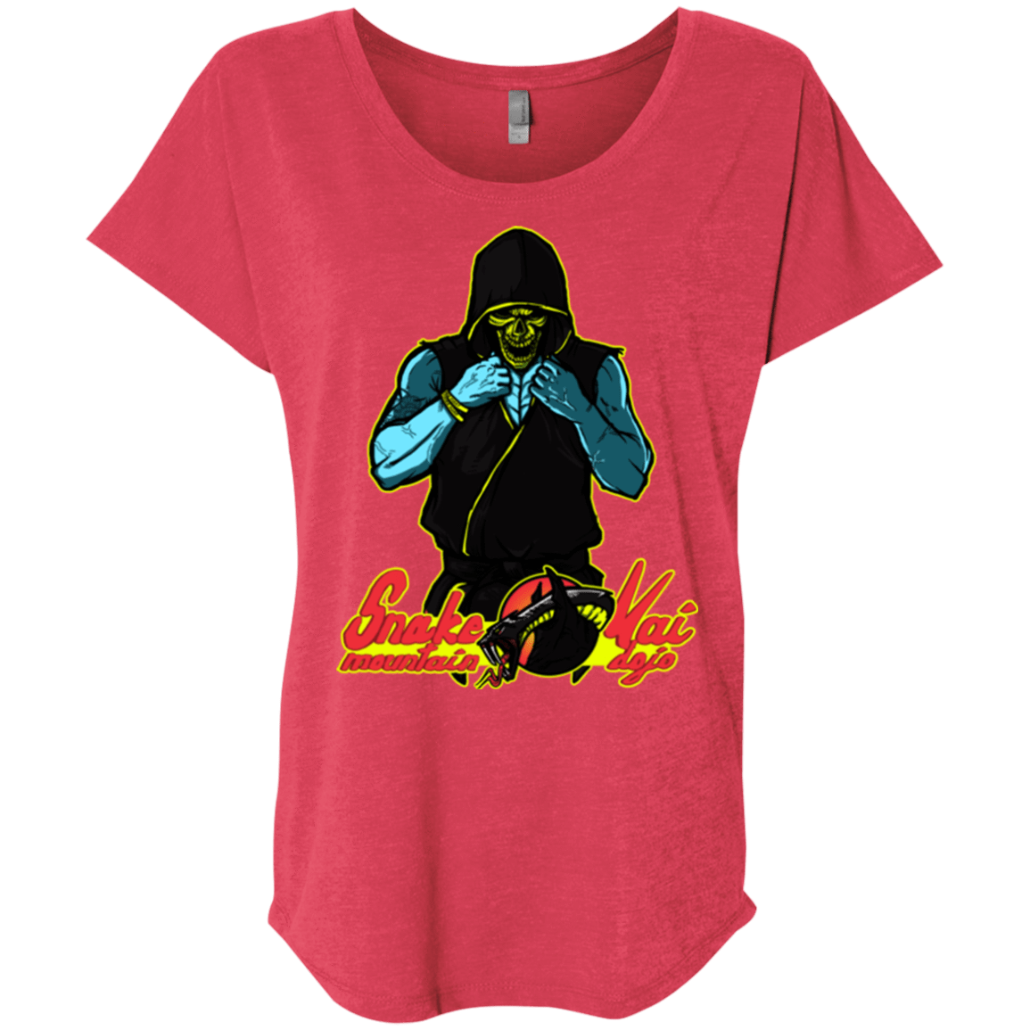 T-Shirts Vintage Red / X-Small Dojo Master Triblend Dolman Sleeve