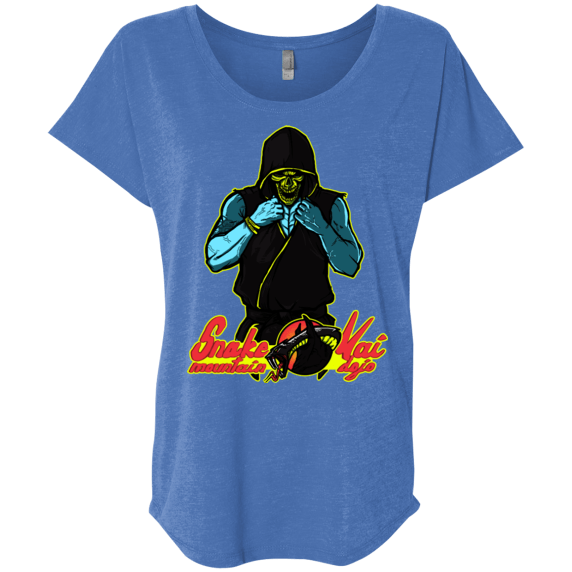 T-Shirts Vintage Royal / X-Small Dojo Master Triblend Dolman Sleeve