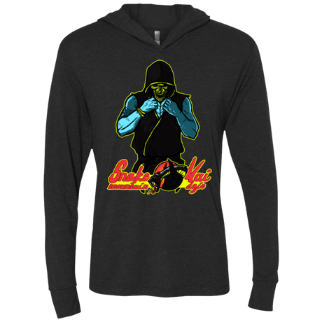 T-Shirts Vintage Black / X-Small Dojo Master Triblend Long Sleeve Hoodie Tee