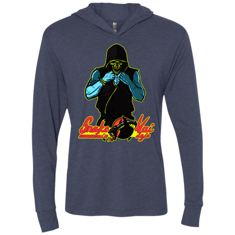 T-Shirts Vintage Navy / X-Small Dojo Master Triblend Long Sleeve Hoodie Tee