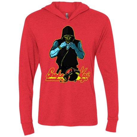 T-Shirts Vintage Red / X-Small Dojo Master Triblend Long Sleeve Hoodie Tee