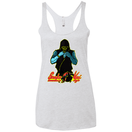 T-Shirts Heather White / X-Small Dojo Master Women's Triblend Racerback Tank
