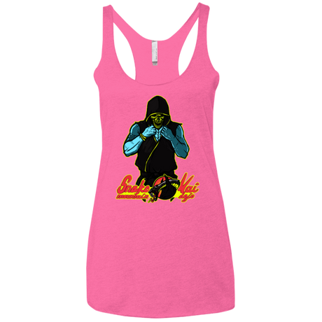 T-Shirts Vintage Pink / X-Small Dojo Master Women's Triblend Racerback Tank