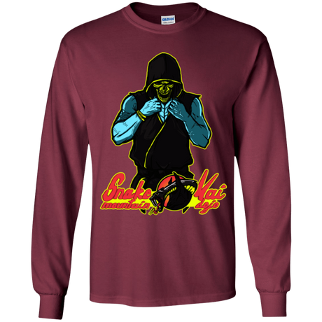 T-Shirts Maroon / YS Dojo Master Youth Long Sleeve T-Shirt
