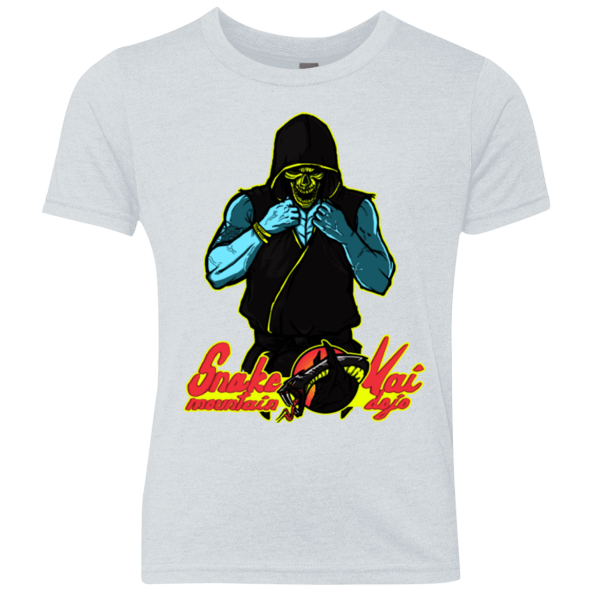 T-Shirts Heather White / YXS Dojo Master Youth Triblend T-Shirt