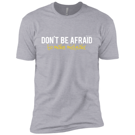 T-Shirts Heather Grey / YXS Don_t Be Afraid To Make Misteaks Boys Premium T-Shirt