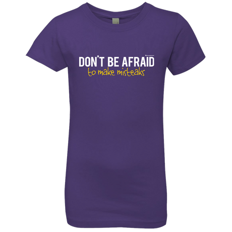 T-Shirts Purple Rush / YXS Don_t Be Afraid To Make Misteaks Girls Premium T-Shirt